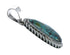 Navajo Native American Turquoise Sterling Silver Pendant SN20062